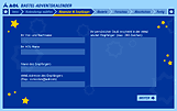Screenshot: Dateneingabe