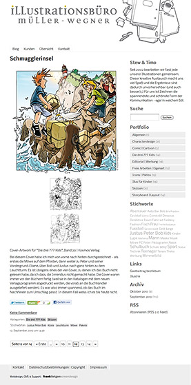 Screenshot: Portfolio-Eintrag