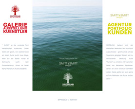 Screenshot: Homepage