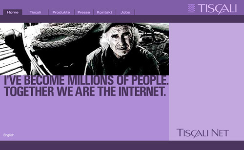 Screenshot: Homepage